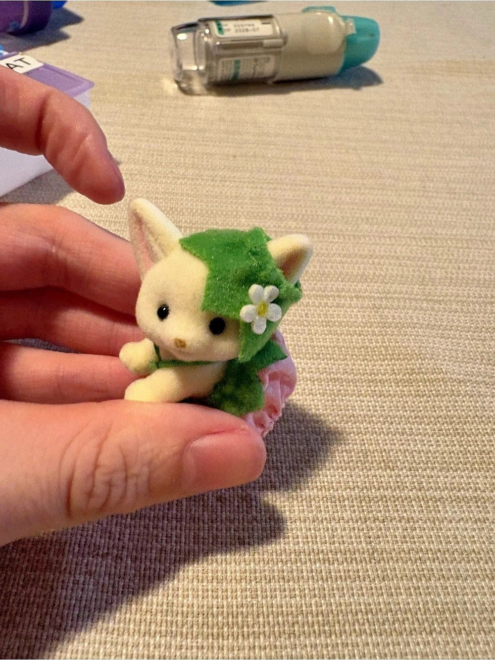 Calico Critters Baby Flower Garden Series - Fennec Fox Small Baby (Kaya) Fennec